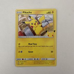 Pokemon Pikachu Card Mcdonalds