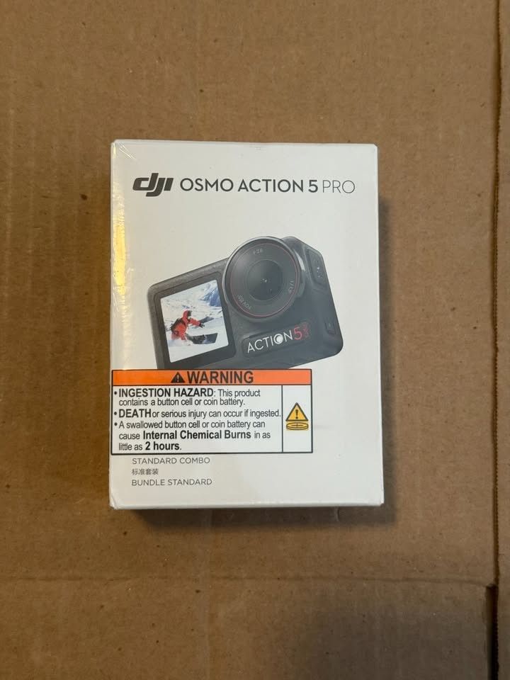 DJI - Osmo Action 5 Pro 4K Action Camera Standard Bundle - Black SEALED

