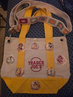 Yellow trader joe bag
