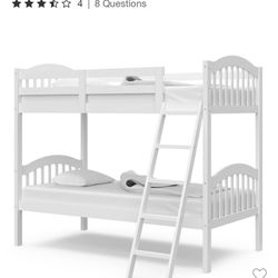 Twin Bunk Bed with Mattresses 