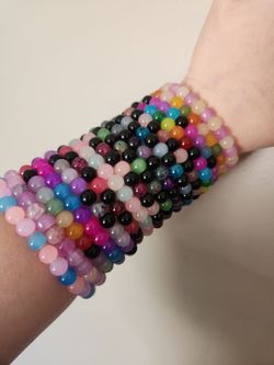Handmade Glass Beaded Bracelets