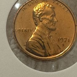 1971-S Proof Lincoln Penny. (BU GEM)