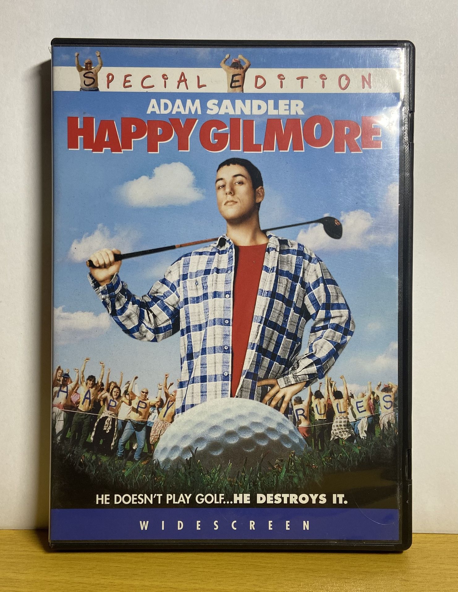 Lot of 5 DVD Sports Movies, Rudy - Special Edition, Little Big League, Happy Gilmore - Special Edition, Remember the Titans, Rookie of the Year 