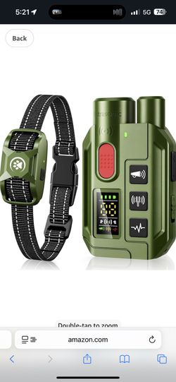 Dog Shock Collar with Remote – 3300ft Range, Waterproof & Rechargeable, Adjustable Beep, Shock, Vibration & Ultrasonic Modes, Dog Training Collar for 