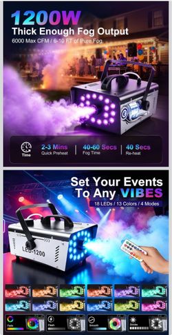 1200W Fog Machine