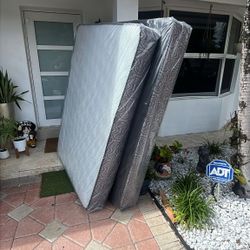 FULL SIZE MATTRESS WITH BOX SPRING SET // COLCHONES NUEVOS CAMA DOBLE FULL SIZE MATRIMONIAL 