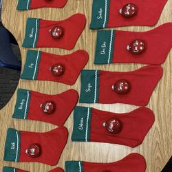 Custom Stockings & Christmas ornaments! 