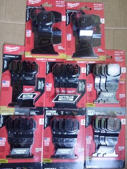 Milwaukee Nitrus Carbide Variety Oscillating Multi-tool Blades (3pk)