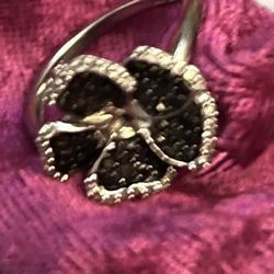 Silver Flower Ring