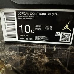New Jordan courtside 23  Size 10C 