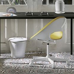 Table and swivel chair