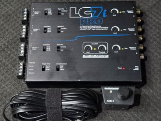 🎛️ AudioControl LC7i PRO 6-Channel Line Output Converter (w/ ACR-1 Bass Knob & Cable)