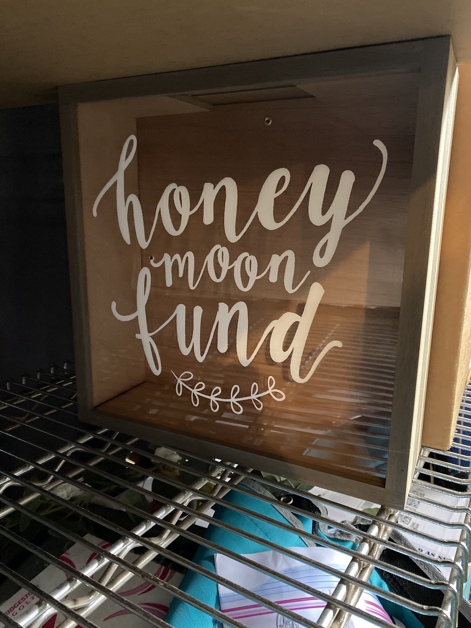Honeymoon Fund Money Holder