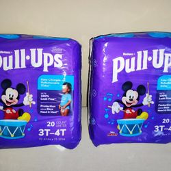 Pull UPS 3-4t Training Pants 2 Packs Huggies, Girls