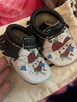 Freshly picked baby moccasins 