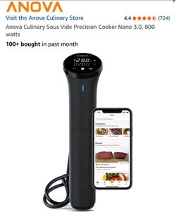 Anova Culinary Sous Vide Precision Cooker Nano 3.0, 800 watts