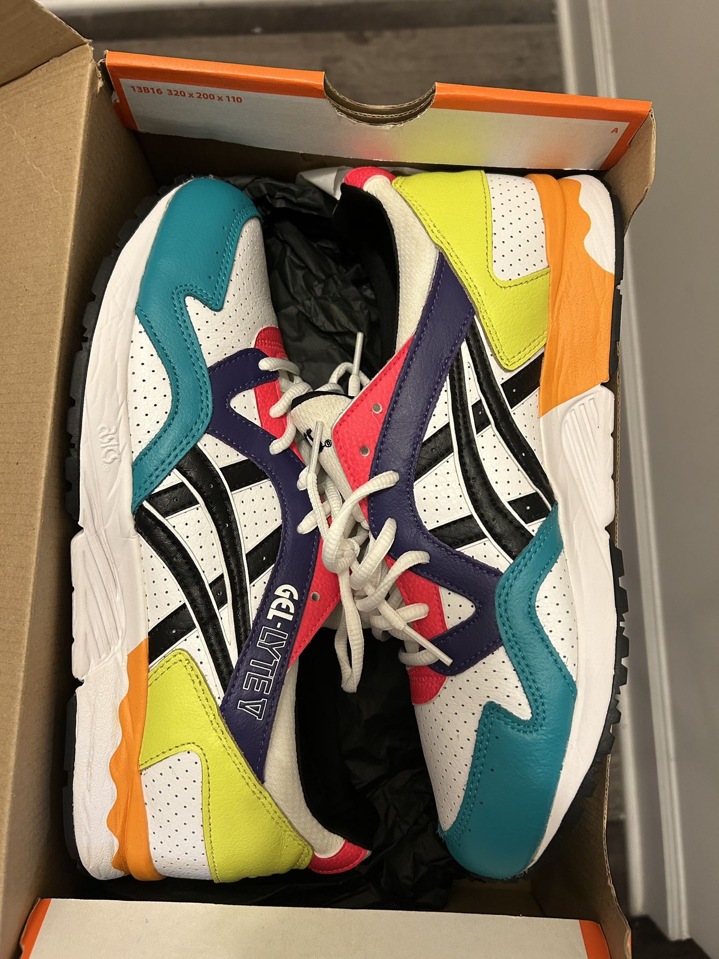 ASICS Gel White Multi Color