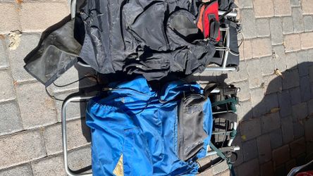 Two Hiking Backpacks Mountain Gear Back Pack 