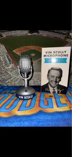 Dodgers vin Scully mic Bobbleheads bobble head bobble heads Bobblehead