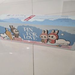 Labubu THE MONSTERS Pin for Love Series-Vinyl Plush Pendant Blind Box (N-Z) Whole Set