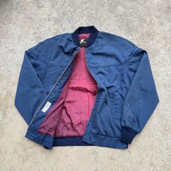 True Vintage 60’s 70’s SEARS Harrington Lightweight Bomber Navy Jacket