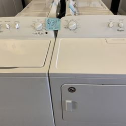 Washer And Dryer White  Whirlpool Xcellnt .  Warehouse pricing.   Warranty  . Delivery Available . 2522 Market st. 33901