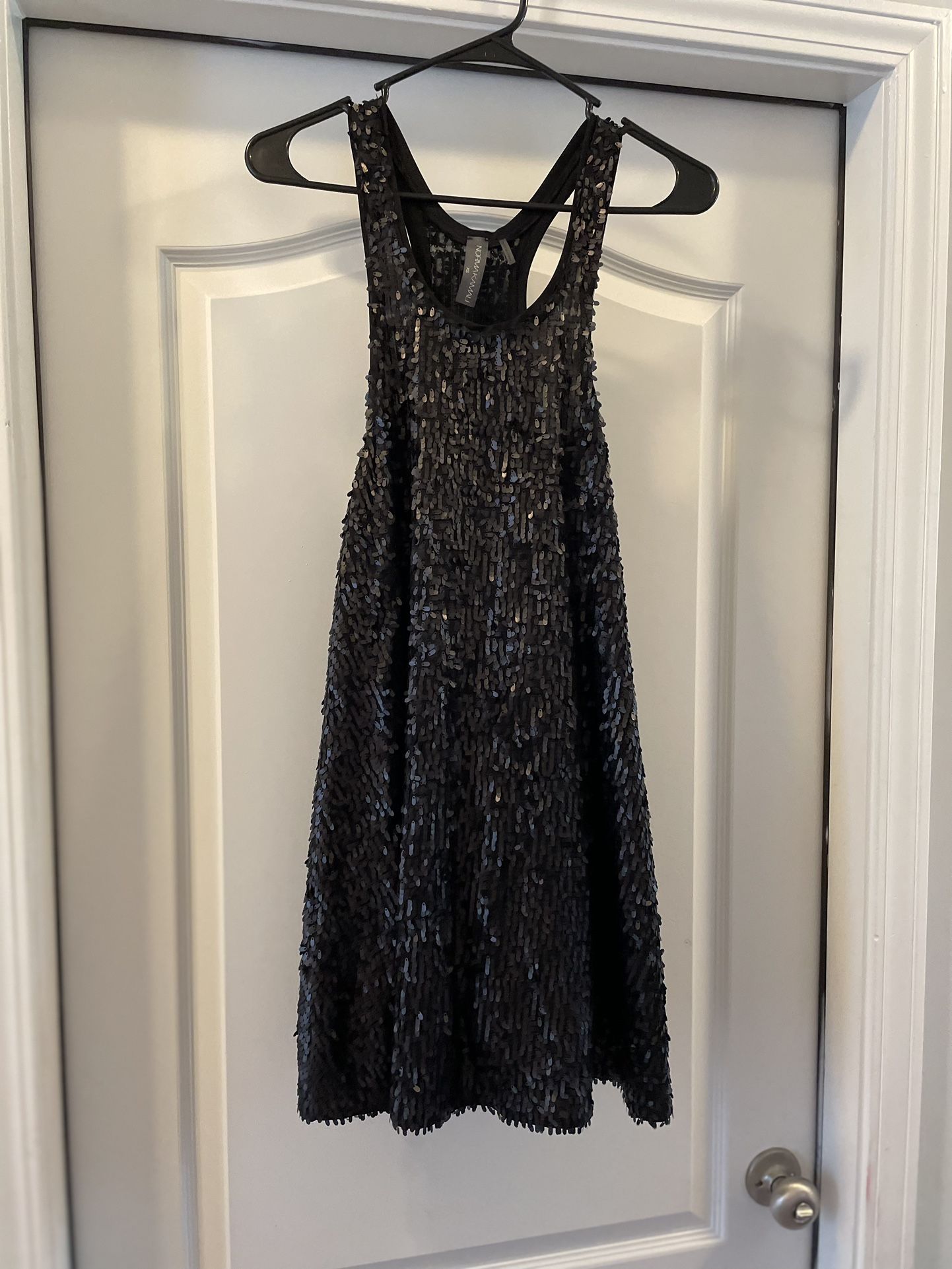 NWT Norma Kamali Sequin Cocktail Dress XS
