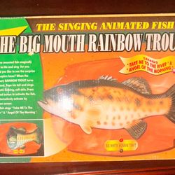 Gemmy  Singing Big Mouth Rainbow Trout