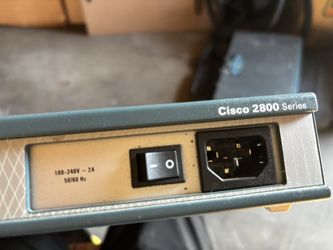 Cisco 2811 Data/Voice Router $30 (2x VWIC 2MFT-T1 $30, 2x Serial WIC2T, $40) = $100