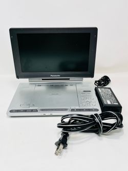 Working Panasonic DVD-LS91 9” LCD Portable DVD Player Battery & Charger Tested