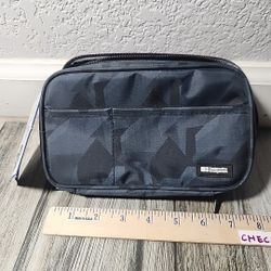 LIHIT LAB Large Capacity Zipper Pencil Case For School Office College, Big Capacity 4 Compartments Pencil Bag Holder Adults Teen Boys Girls, Travel Co