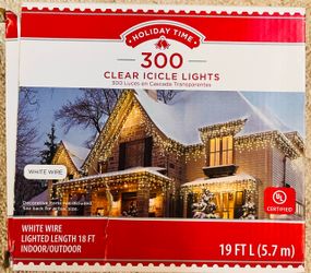 Holiday Time Icicle Lights 300