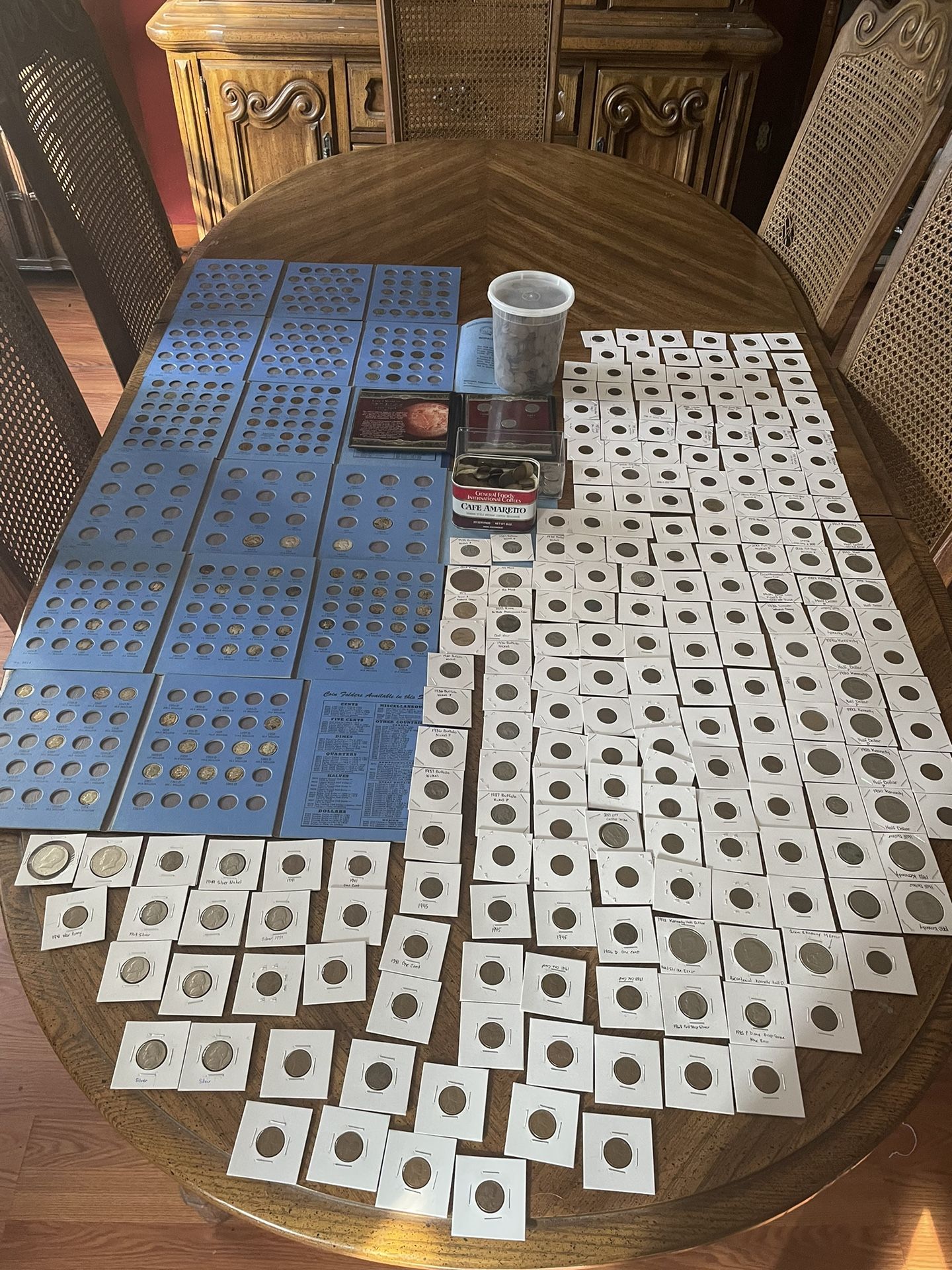 Huge Estate US / world Lifetime Coin Collection Lot Silver Gold Sets & More