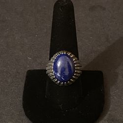 Sterling Silver Lapis Lazuli Ring