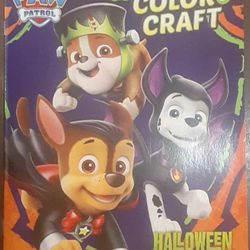 New Paw Patrol Halloween Color And Craft Activity Book 