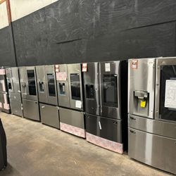 New Scratch & Dent Refrigerators At 50% Off Retail Price. Delivery Available. Price Start At $799 And Up