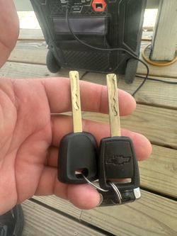 Chevrolet chipped key