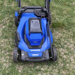 Kobalt 40-Volt Max Brushless Motor Self Propelled Lawn Mower in barely used excellent condition