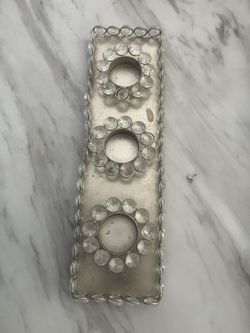 3candle Crystal Holder