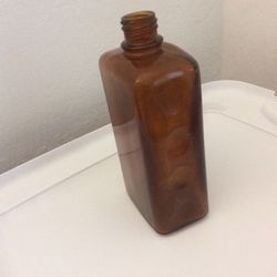 Vintage.    Bottle.  J.R. WATKINS  Co.      Amber Color Rare. Collectible