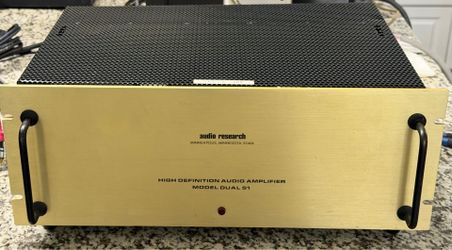 Audio Research Model Dual 51 Tube Power Amp Tested Working