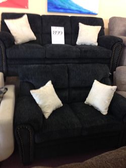 SOFA AND LOVE SEAT SET