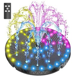 Solar Fountain Lights