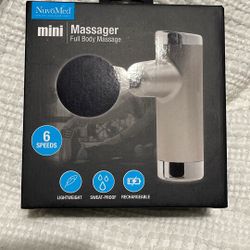 NuvoMed mini Massager Full Body Massage 6 Speed, Rechargable