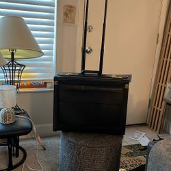 Oversized Leather Rolling Catalog Case