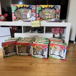 2 ascended mega lucario poster, 2 ascended mega gardevoir, 18 first partner sets