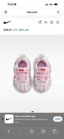Nike V5 Valentine’s Day shoes toddlers 6c