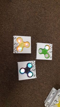 LED Fidget Spinners for Stress Relief $8 each