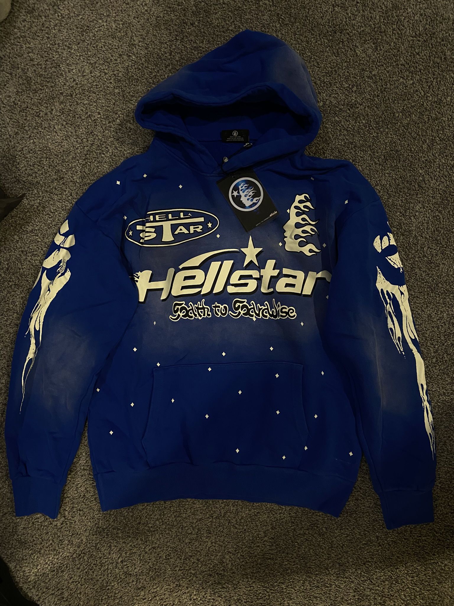 Blue Hell Star Hoodie