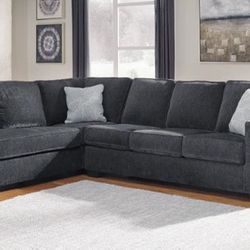 Altari Slate 2-Piece LAF Chaise Sleeper Sectional